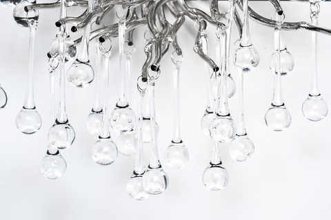 Бра 50х40см Garda Decor хром 86-8015/3S