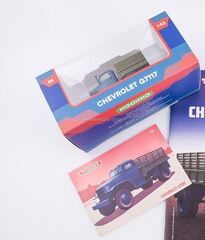 Chevrolet G7117 flatbed truck blue 1:43 Legendary trucks USSR #88