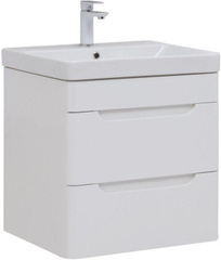 Aquanet 288905 Тумба София 60 2 ящ. цв.белый глянец (288905) фото