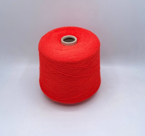 Pool filati (пр.Италия),art-Sibilla 1400м/100гр, 80% Хлопок, 20% Полиамид, цвет-Красный коралл. арт-32645