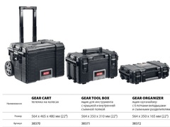 KETER Gear cart, (22?), Ящик-тележка на колесах (38370)