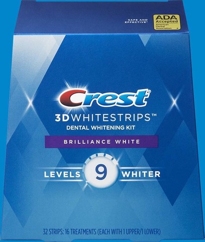 Отбеливающие полоски Crest 3D Whitestrips Brilliance White (курс 16 дней) 2021 NEW!