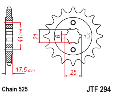 Звезда ведущая JTF294 14