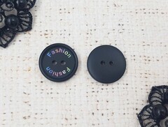 Пуговицы костюмные, d 2,2 см, чёрный