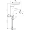 Смеситель для раковины однорычажный Ideal Standard CeraPlus 2 BC092AA