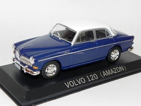 Volvo 120 Amazon blue-white 1:43 DeAgostini Masini de legenda #79