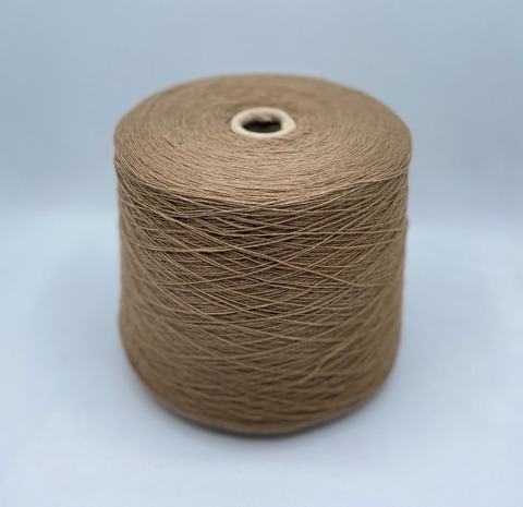 Бобинная пряжа (пр.Италия),1500м/100гр, 80% шерсть, 20% полиамид , цвет-Кэмел, арт.31219