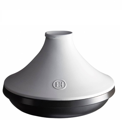 Тажин Emile Henry Delight черно-белый 33 см 4 л