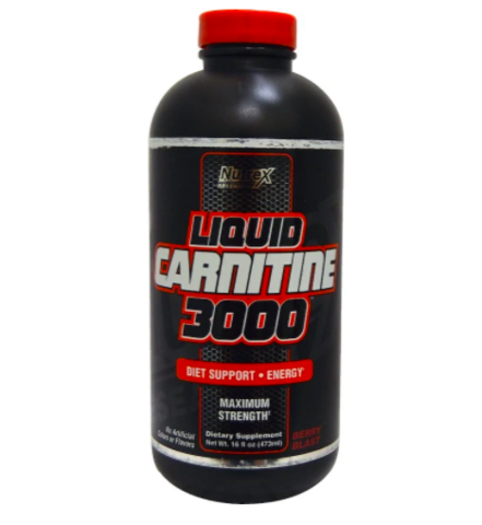 Nutrex Research, Liquid Carnitine 3000, со вкусом ягод, 473 мл