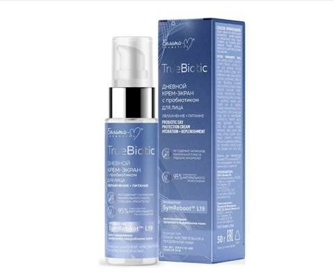 TrueBiotic Крем-экран дневной с прибиотиком Интенсивное увлажнение+питание 50 г. Белита-М