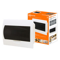 Щиток распределительный встраиваемый Tdm Electric ЩРВ-П 12, 12 модулей, IP41, пластиковый