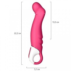 Вибратор для точки G Satisfyer Vibes Petting Hippo, 23 см