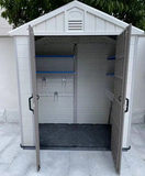 Садовый пластиковый сарай HouzBlock Comfort-1 (2.2x1.2 м)