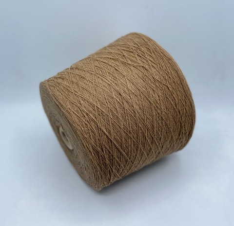 Бобинная пряжа (пр.Италия),1500м/100гр, 80% шерсть, 20% полиамид , цвет-Кэмел, арт.31219