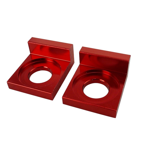 Кронштейн натяжителя цепи привода (пара) - питбайк, красные