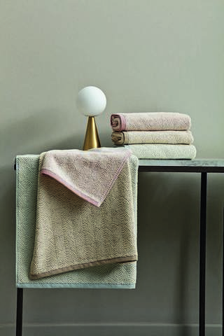 Набор полотенец 2шт La Perla Platino torrone бежевый