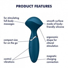 Вибратор Satisfyer Mini Wand-er синий