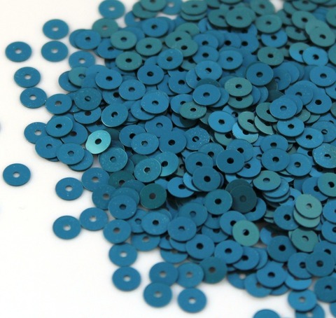 Пайетки плоские 4 мм. Aviazione (6069)