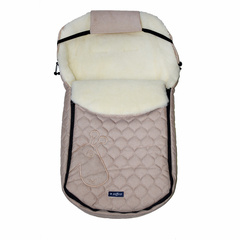 №S61 Giraffe- melange fabric quilted embroidery (бежевый)