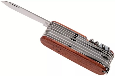 Нож складной Victorinox SwissChamp Hardwood, 91 mm, 31 функция, дерево (1.6794.69)