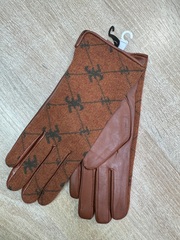 Перчатки.Женские.Кожаные.Люкс качества. Подклад: плюш-флис. 5 шт в упаковке.