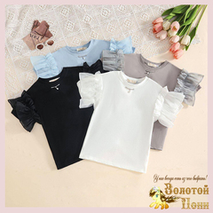 Блуза хлопок д (6-10) 251108-SN496