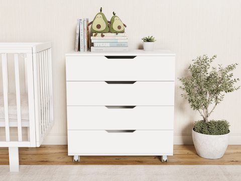 Пеленальный комод Incanto Юг цвет белый