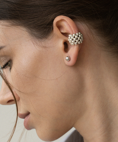 Кафф SPHERES silver