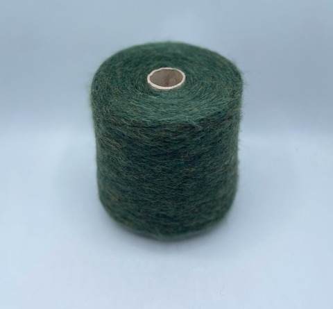 Mister Joe (пр.Италия),art-Preston 1000м/100гр, 35% Мохер, 35% Альпака 30% Полиамид, цвет-Темно-зеленый меланж(206/692), арт-36394