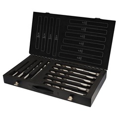 Набор сверл по металлу 14-30мм 10шт DIN345 HSSE-Co5 135° (к/х - хв.) H-Tools PRO 204002EHT