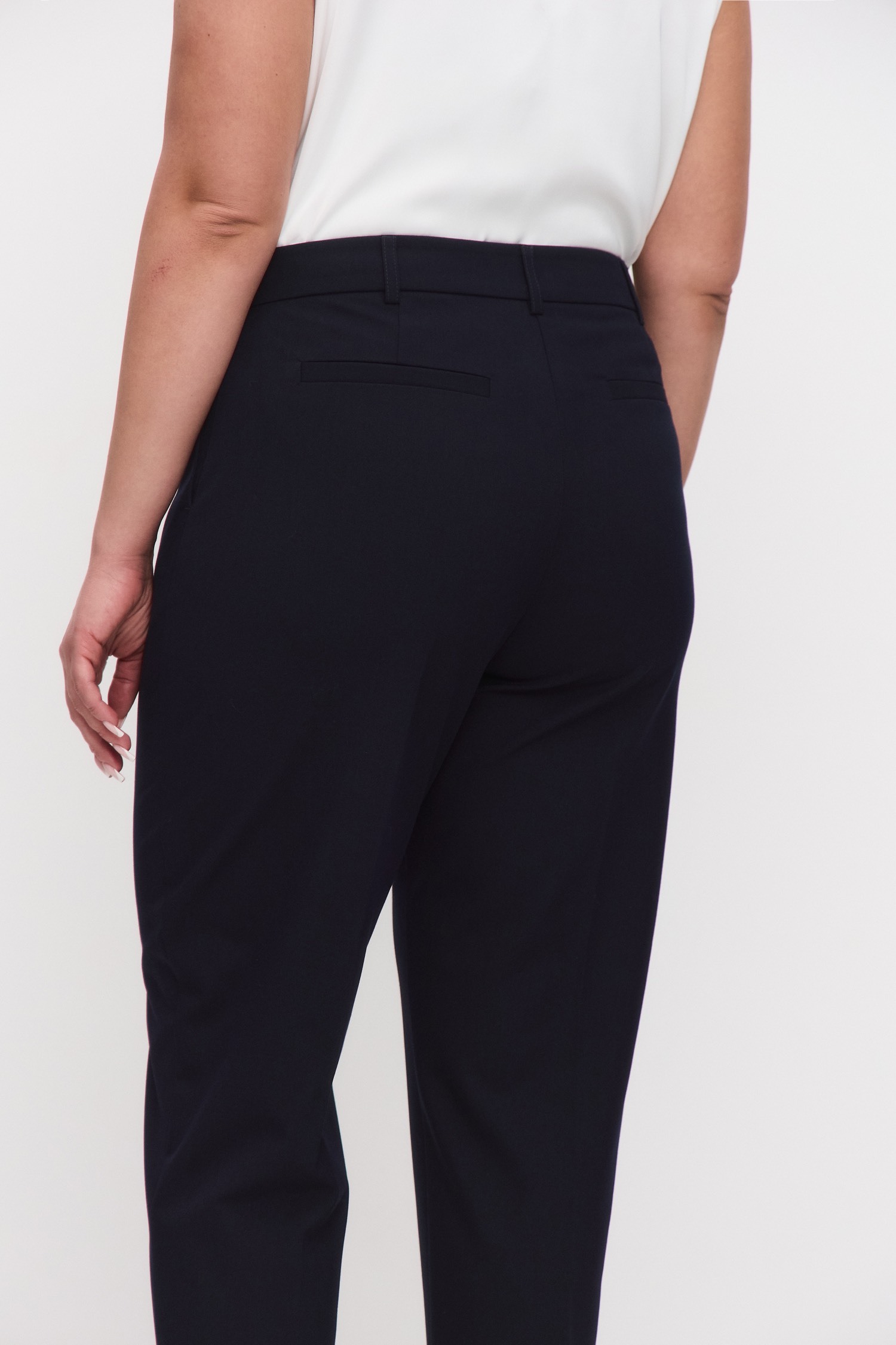 Брюки классические, темно-синий