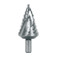 Сверло ступенчатое 6-32мм (Спиральное) HSS-G 9ступ. L76мм хв.9мм Ruko 101096 (В)