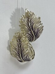 Плима (серьги из серебра)