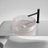 Ceramica Nova Cristal CN6061 Умывальник чаша накладная круглая, 36x36, цвет: розовый