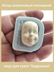 0315-С Молд силиконовый непищевой лицо для кукол 