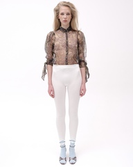 Леггинсы со штрипками Взбитые сливки