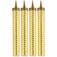 Свеча-Фонтан для торта 12см 40сек 4шт Золото