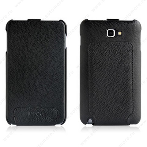 Чехол-флип HOCO для Samsung Galaxy Note N7000 - HOCO Leather Case Black