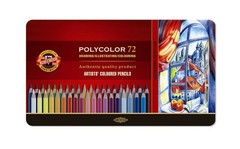 Карандаши цветные художественные POLYCOLOR 3827, 72 цвета