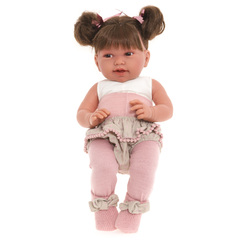 Munecas Antonio Juan Кукла Ника в розовом, 40 см, м/н (33114)