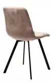 фото 2 Стул CHILLI SQUARE UF912-10B античный бежевый, велюр без пальчиковый/ черный каркас М-City на profcook.ru