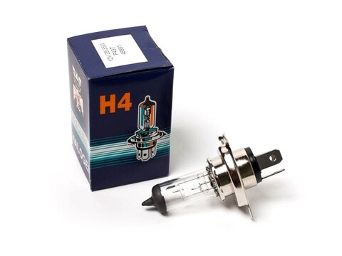 Лампа фары галоген H4 P43T 12V 35/35W прозрачная  CN