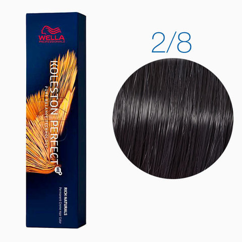 Wella Koleston Rich Naturals 2/8 (Сине-черный) - Стойкая краска для волос