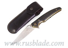 Cheburkov Golden Raven # 161 Damascus Gold Plated 