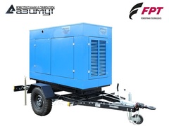 Дизельный генератор Азимут ЭД-30-Т400-1РПМ20 FTP-Iveco на шасси в капоте