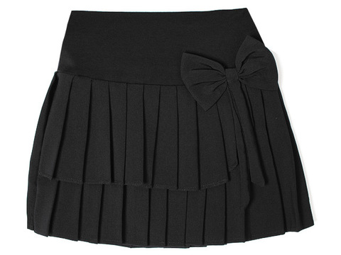 0257-1 юбка для девочек, черная