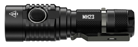 Фонарь ручной Nitecore MH23 черный лам.:светодиод. 18650/CR123x1 (17177)