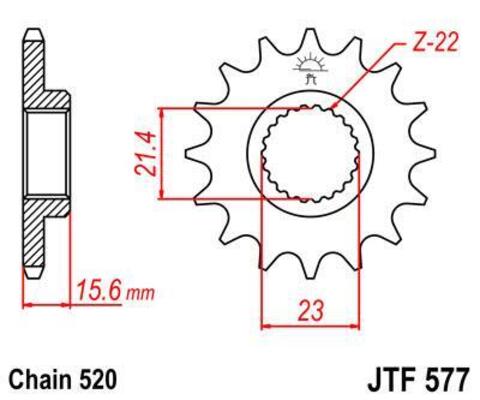 Звезда ведущая JTF577 15