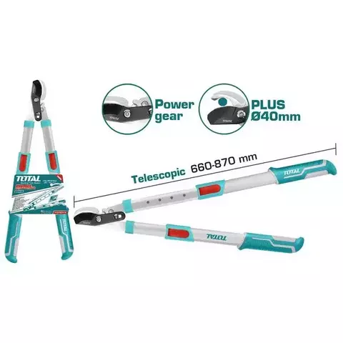 Сучкорез с телескопическими ручками TOTAL 660-870мм , THTS1527416