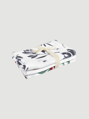 Сет из 3х муслиновых салфеток Mjölk Цветы